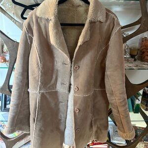Vintage Leather Limited Women's Tan Shearling Coat